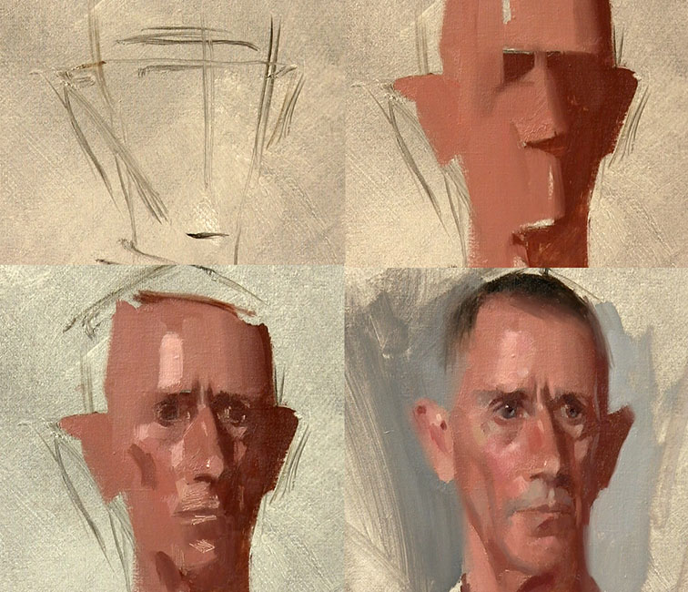 Portrait painting from Life